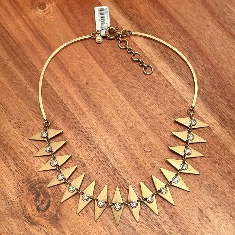 J.Crew | Spiky Collar Necklace | 18” Adjustable